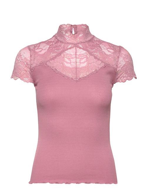 Rosemunde | Rwbeatha Silk Capsleeve Lace T-Shir | S