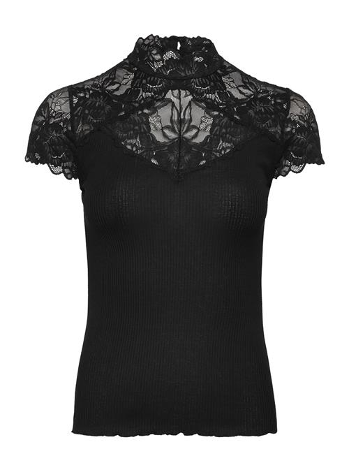Rosemunde | Rwbeatha Silk Capsleeve Lace T-Shir | L