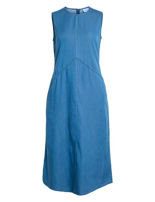 Vila | Vibista Denim S/L Midi Dress / Ls | 36