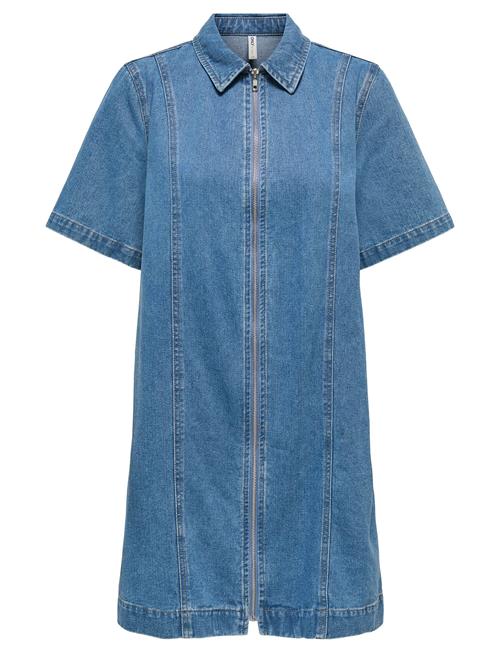 ONLY | Onlrosenheim S/S Zip Dress Dnm Akm Moch | XS