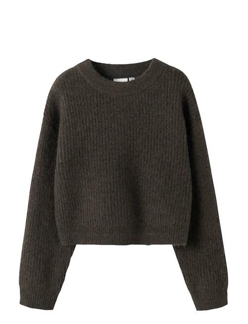 name it | Nkfholly Ls Boxy Short Knit Noos | 122-128