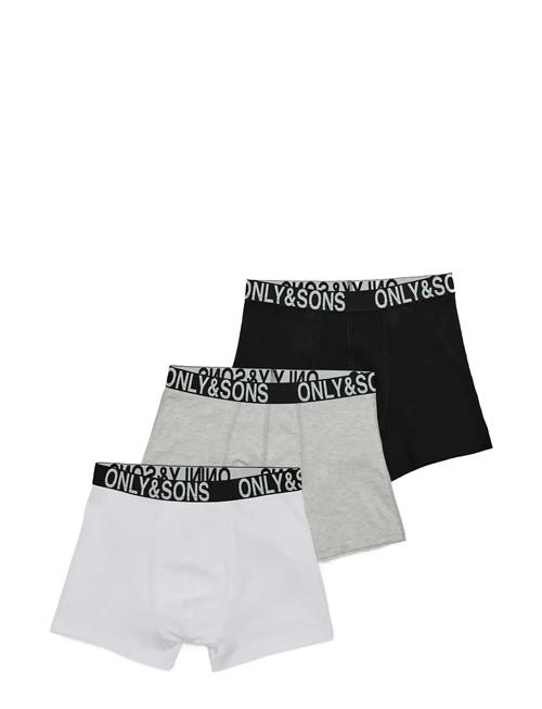 ONLY & SONS | Osjfitz Wb Bold Logo Boxer 3Pk. Acc Noos | 110-116