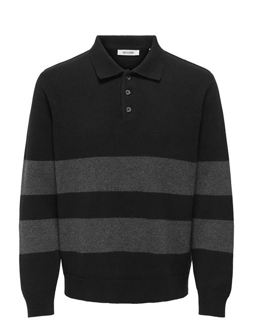 ONLY & SONS | Onshope Rlx  Ls Polo Knit Life | M