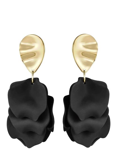 Bud to rose | Paloma Earring Black/Gold | ONE SIZE
