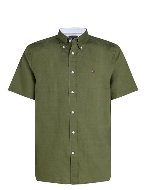 Tommy Hilfiger | Linen Blend Solid  Ss Rf Shirt | S