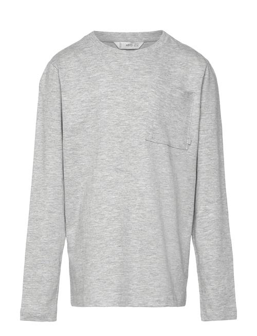 Mango | Long-Sleeved T-Shirt With Pocket | 9-10