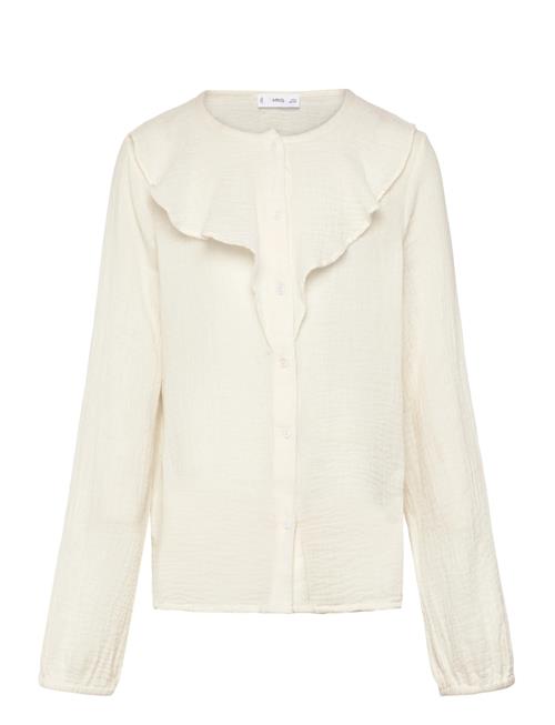 Mango | Crinkled Ruffle Shirt | 116