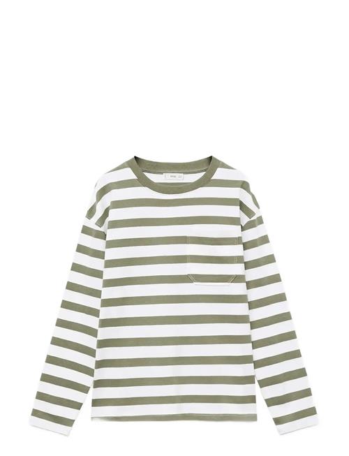 Mango | Chest-Pocket Striped T-Shirt | 11-12