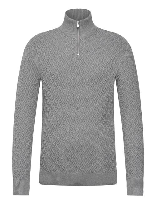 Lindbergh | Recycle Structure Knit 1/2 Ziprecycle Structure Knit 1/2 Zip | M