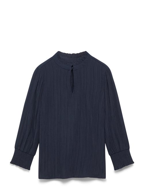 FREE/QUENT | Blouse From Freequent In A Light Material Of Recycled Polyester With A Fine Text | XXL