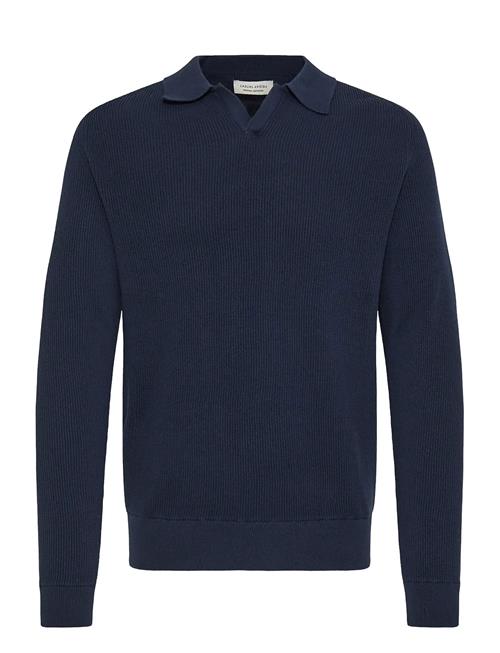 Casual Friday | Cfnordin Ls Ribbed Polo Knit | XL