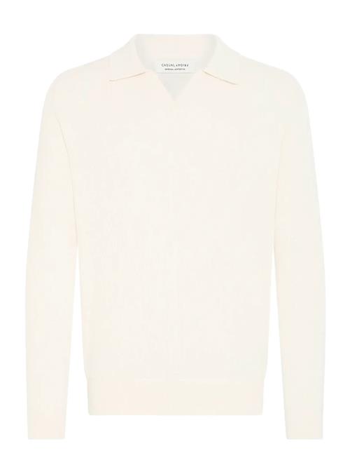 Casual Friday | Cfnordin Ls Ribbed Polo Knit | XXL