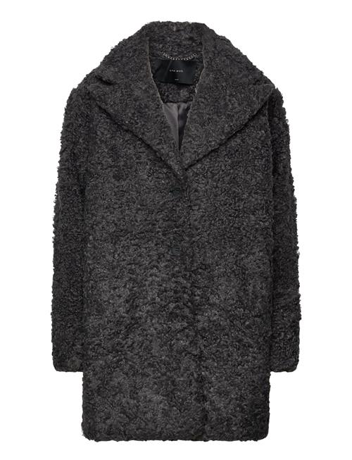 Copenhagen Muse | Cmcurly-Coat Is A Coat In A Premium, Curly Material With Wide Shoulders, Front P | L