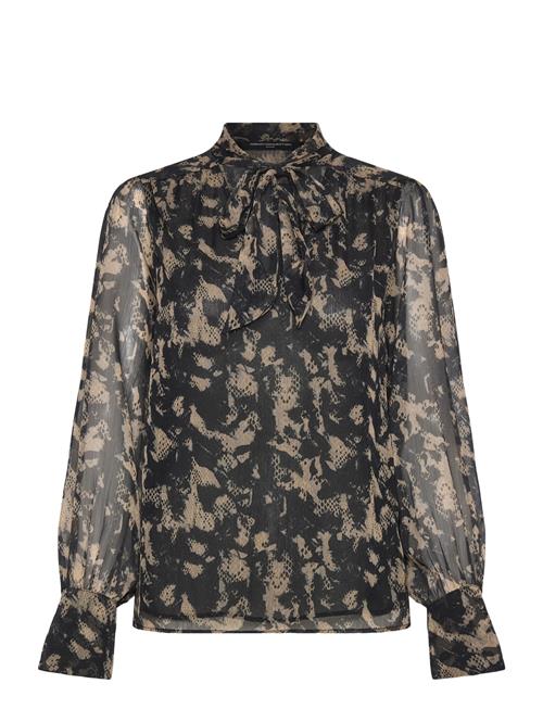 French Connection | Amelia Hallie Tie Nk Blouse | L