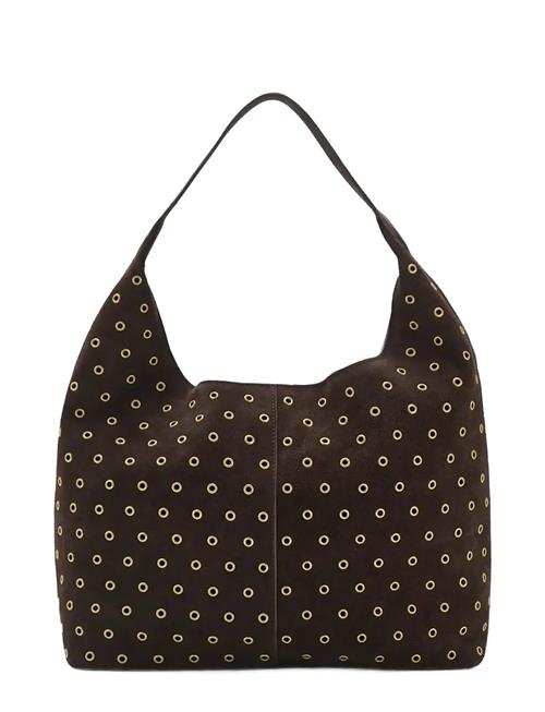 Mango | Suede Shopper Bag With Eyelets | ONE SIZE