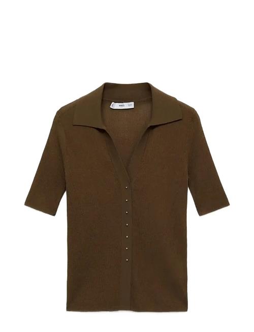 Mango | Ribbed Polo-Neck Sweater | M