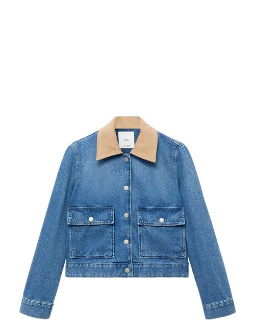 Mango | Corduroy Collar Denim Jacket | XS