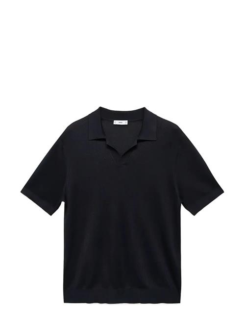 Mango | Cotton Polo Shirt With Microstructure | L