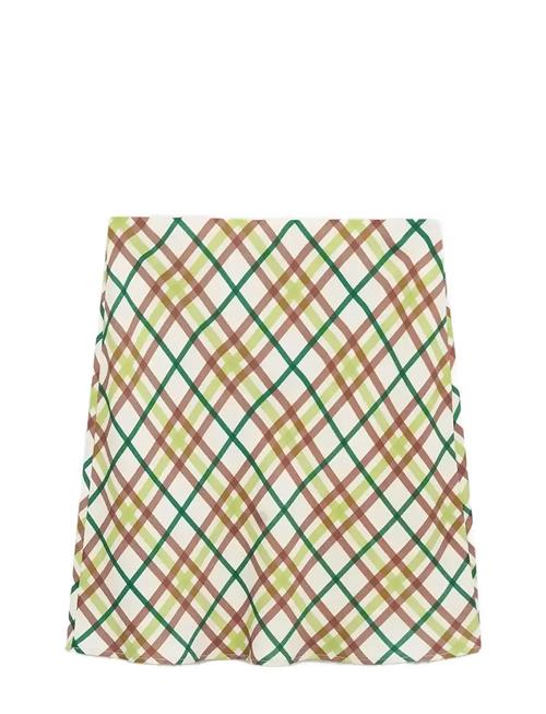 Mango | Short Check Skirt | L