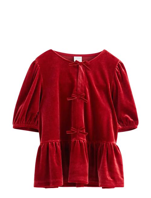 Lindex | Kortermet Topp I Fløyel | 104