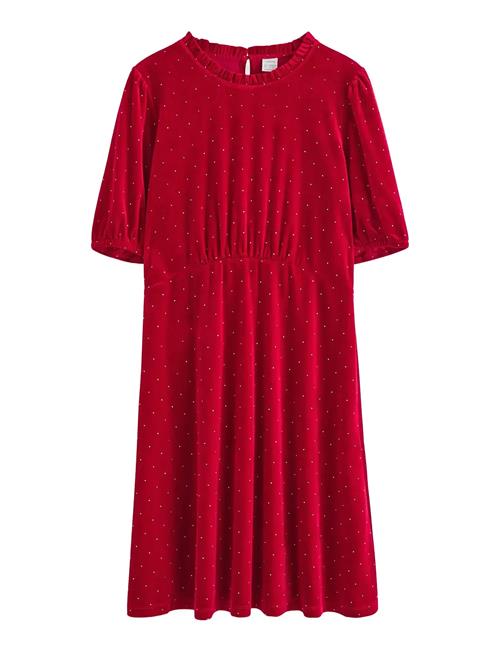 Lindex | Dress Velvet With Gold Dots | 158/164