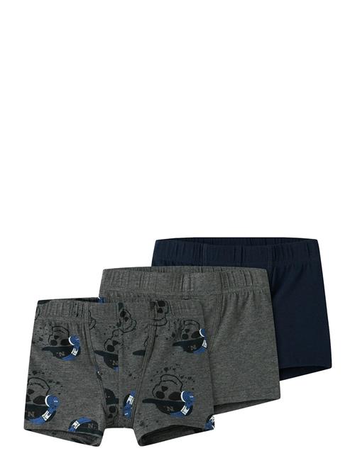 name it | Nmmtights 3P Dark Grey Mel Skull Noos | 86