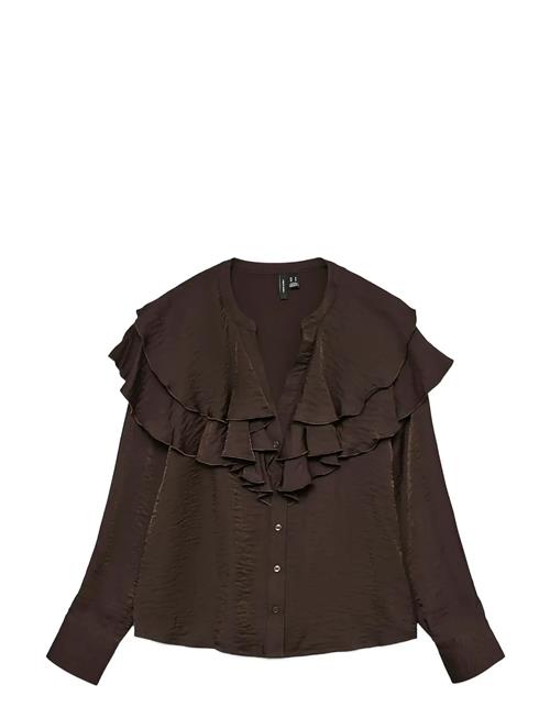 Vero Moda | Vmlizzi Ls Flounce Top Wvn Ga | M