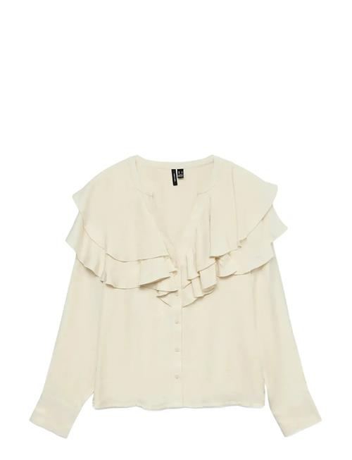 Vero Moda | Vmlizzi Ls Flounce Top Wvn Ga | S