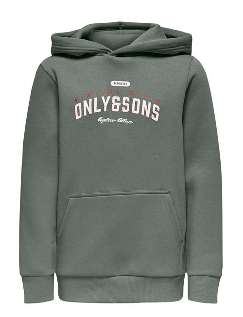 ONLY & SONS | Osjceres Reg Vintage Print Hood Swt Noos | 110-116
