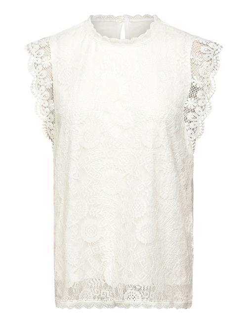 Pieces | Pcolline Sl Lace Top Wvn Noos | S