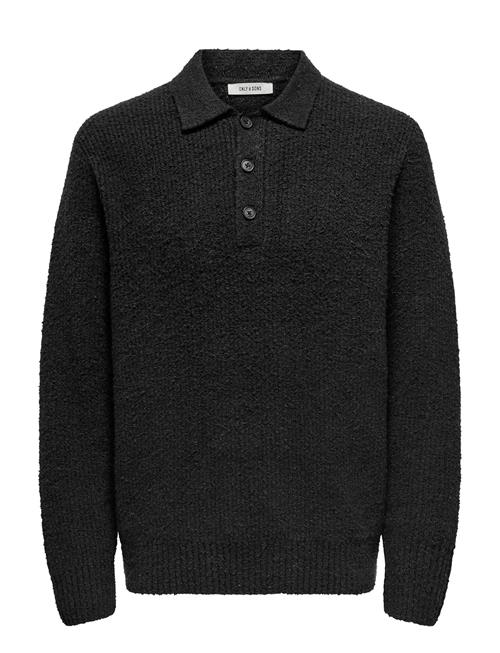 ONLY & SONS | Onsdale Rlx Ls Polo Knit Noos | L