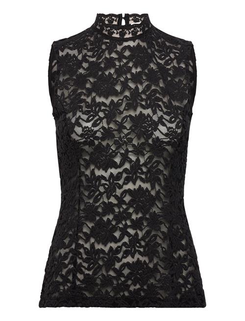 Rosemunde | Rwdelicia Lace Sl T-Neck Top | XL