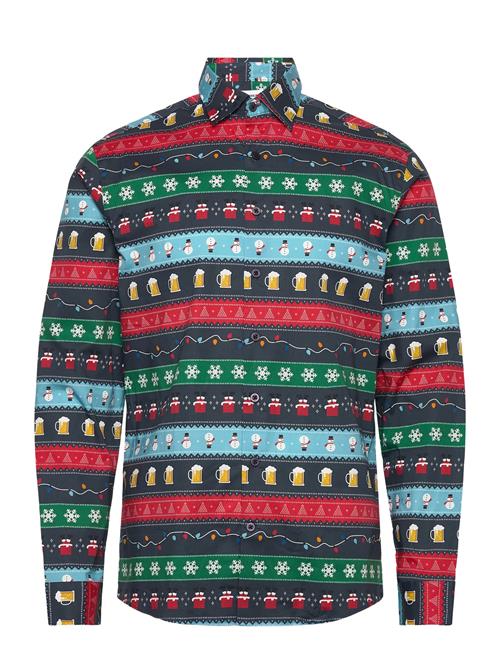 Lindbergh | Aop Christmas Shirt L/S | M