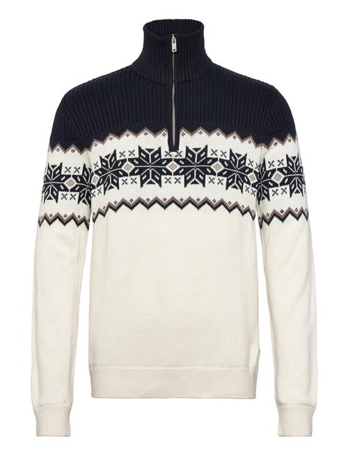 Lindbergh | Jacquard Half Zip Christmas Knit | M