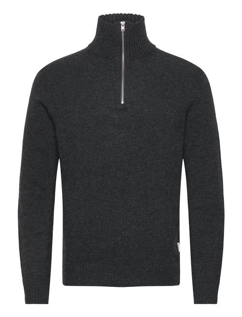 Lindbergh | Lambswool Half Zip Knit Oversize Collar | M