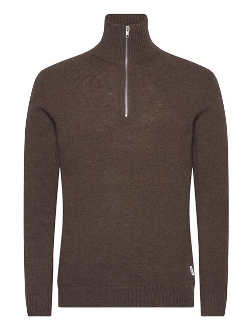 Lindbergh | Lambswool Half Zip Knit Oversize Co | L