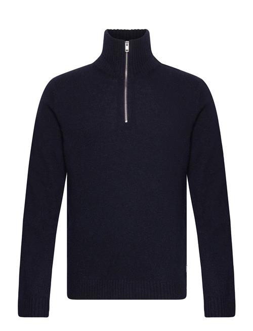 Lindbergh | Lambswool Half Zip Knit Oversize Collar | S