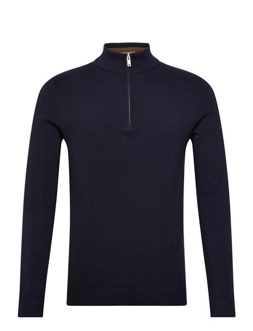 Lindbergh | Structure Zip Neck Knit | S