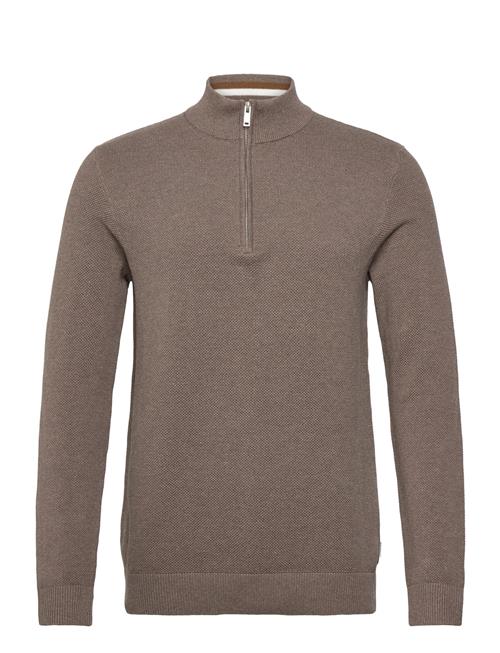 Lindbergh | Structure Zip Neck Knit | S