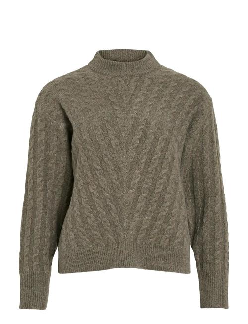 Vila | Virelli Highneck L/S Cable Knit Top/Bfs | XS