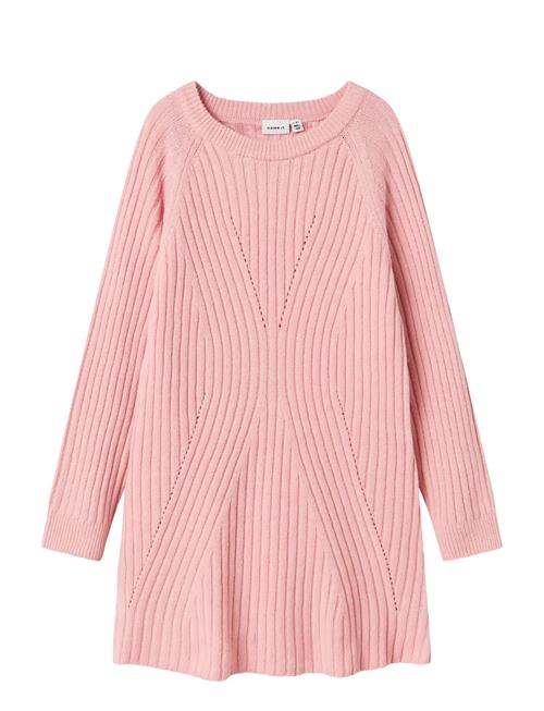 name it | Nkfrikine Ls Knit Dress Pb | 140