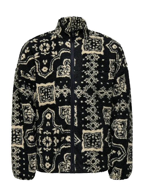 ONLY & SONS | Onsjames Life Ovz Ls Fleece Aop Sweat | M