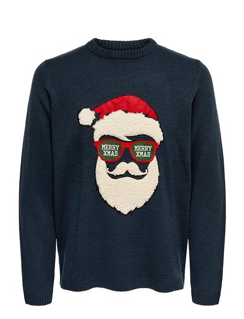 ONLY & SONS | Onsxmas 7 Funny Badge Jaquard Knit Cs | M