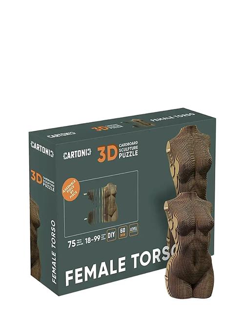 Cartonic | Cartonic 3D Puslespil Kvinde Torso | 31X 5.8X 21.5CM