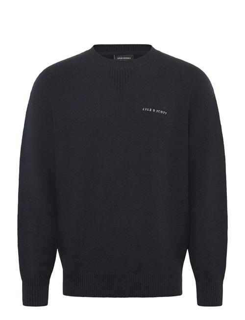 Lyle & Scott | Script Knitted Crew Neck | XXL