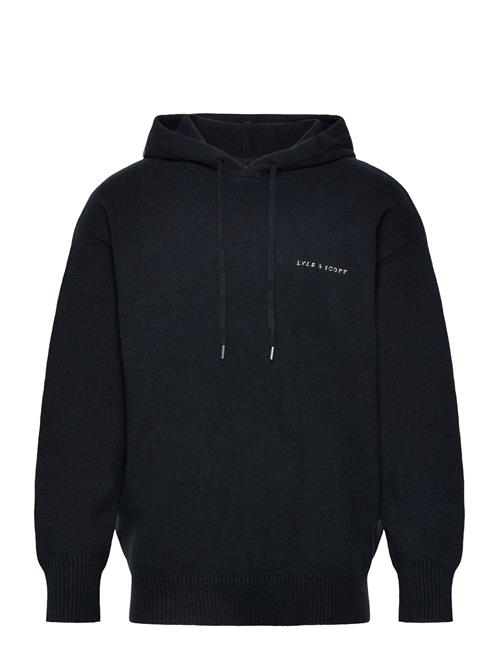 Lyle & Scott | Script Knitted Hoodie | L