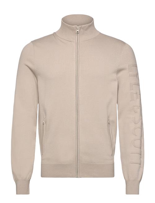 Lyle & Scott | Mesh Logo Knitted Track Jacket | M