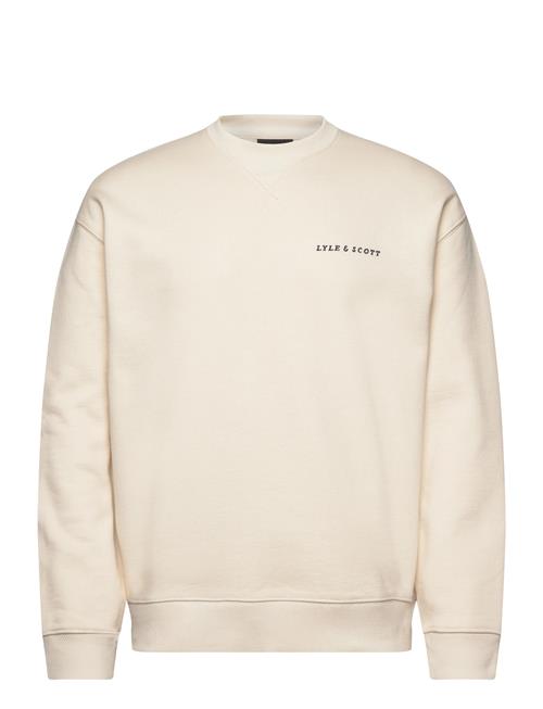 Lyle & Scott | Script Brushback Crew Neck Sweatshirt | XXL