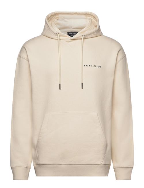 Lyle & Scott | Script Brushback Pullover Hoodie | XXL