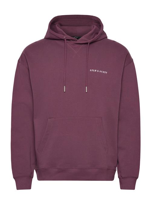 Lyle & Scott | Script Brushback Pullover Hoodie | L